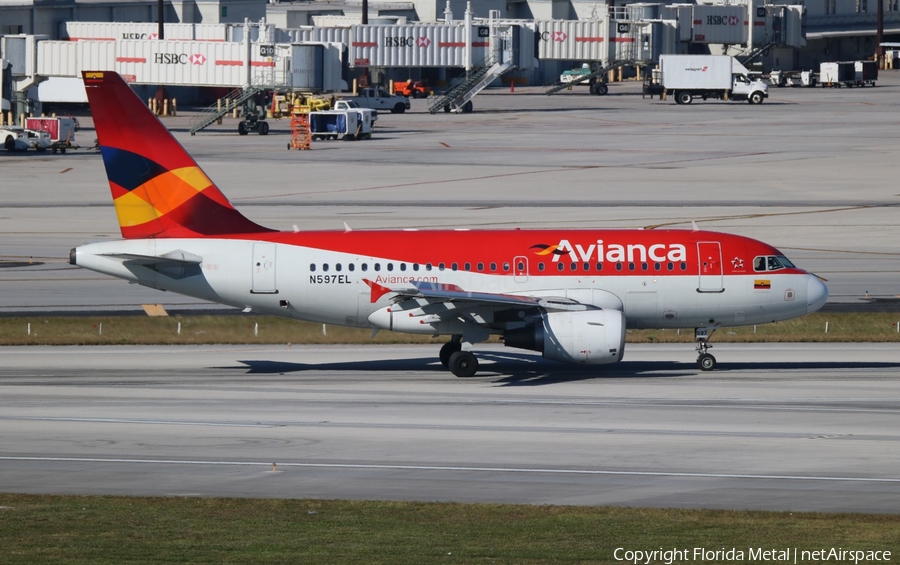 Avianca Airbus A318-111 (N597EL) | Photo 613611