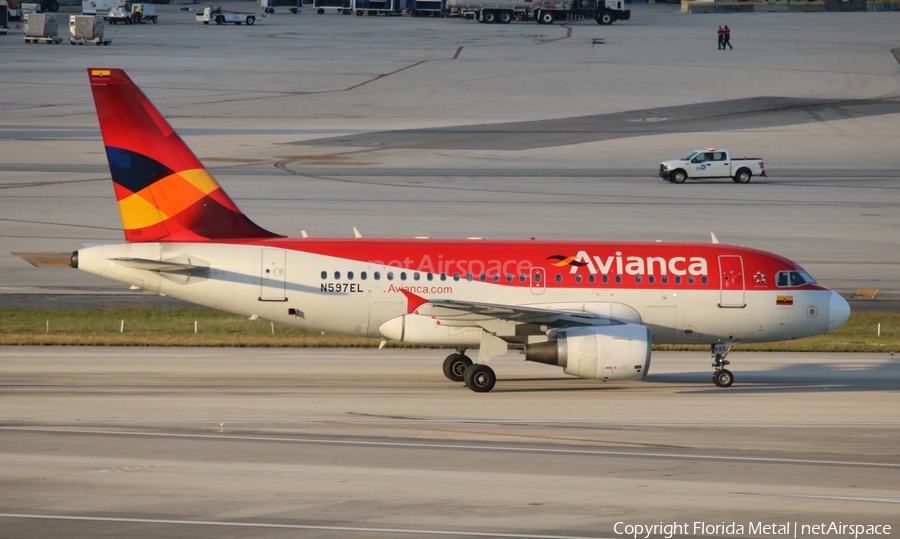 Avianca Airbus A318-111 (N597EL) | Photo 613612