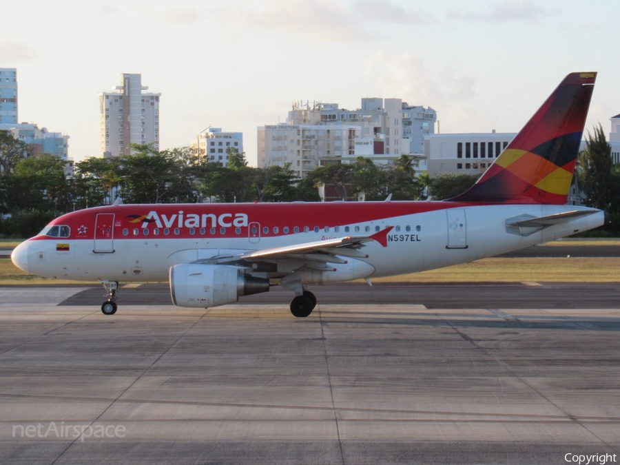 Avianca Airbus A318-111 (N597EL) | Photo 312755