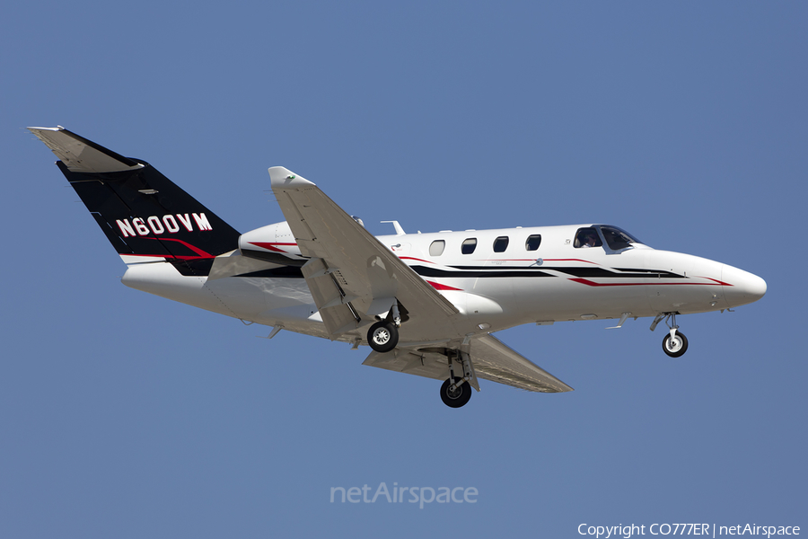 (Private) Cessna 525 Citation M2 (N600VM) | Photo 395647