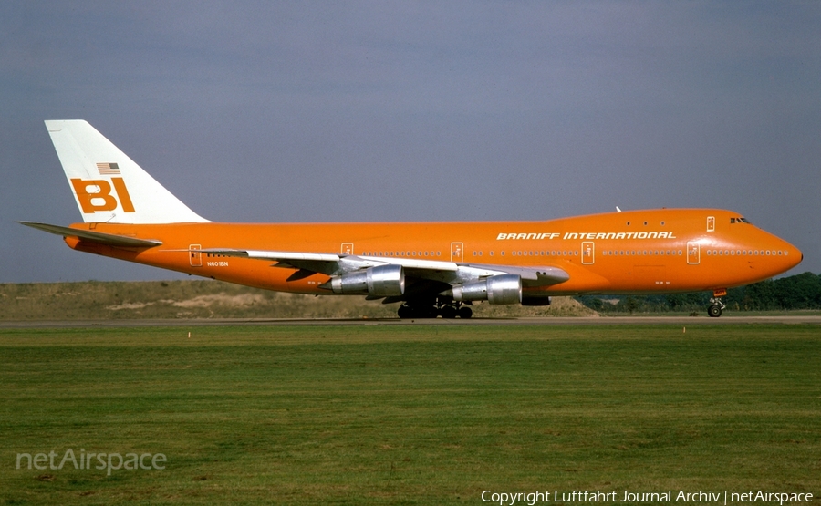 Braniff International Airways Boeing 747-127 (N601BN) | Photo 438011