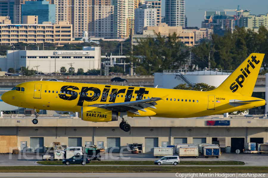 Spirit Airlines Airbus A320-232 (N601NK) | Photo 347053