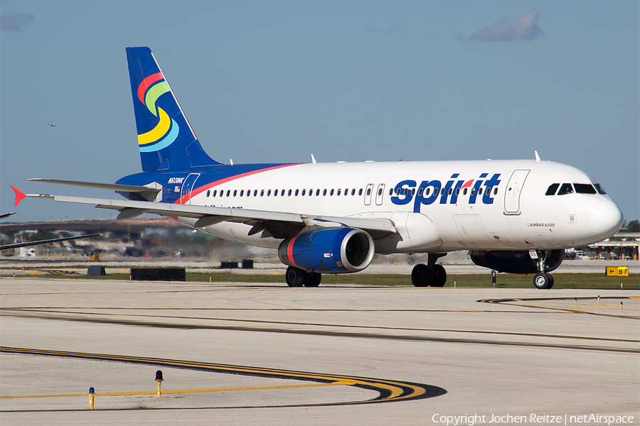 Spirit Airlines Airbus A320-232 (N601NK) | Photo 38447