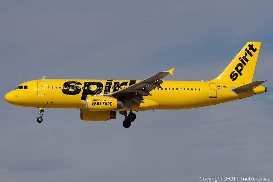Spirit Airlines Airbus A320-232 (N601NK) | Photo 137828
