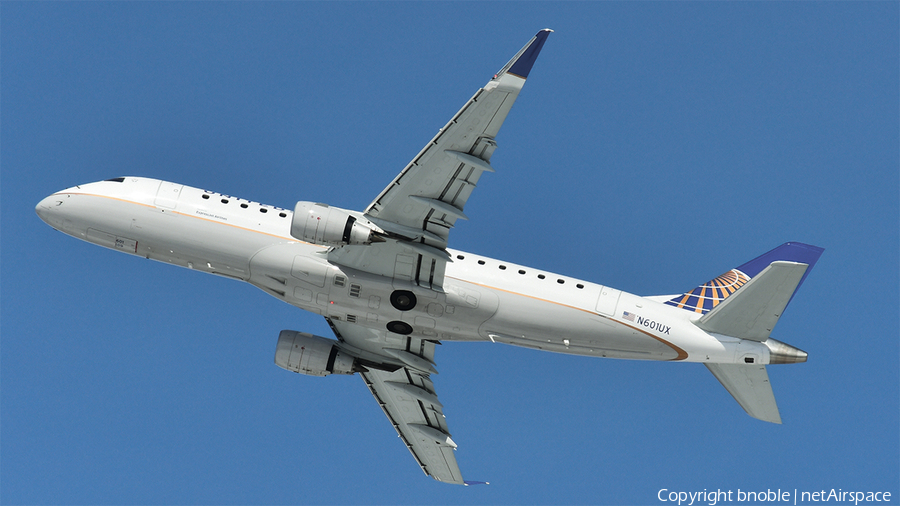 United Express (ExpressJet Airlines) Embraer ERJ-175LL (ERJ-170-200LL) (N601UX) | Photo 377653