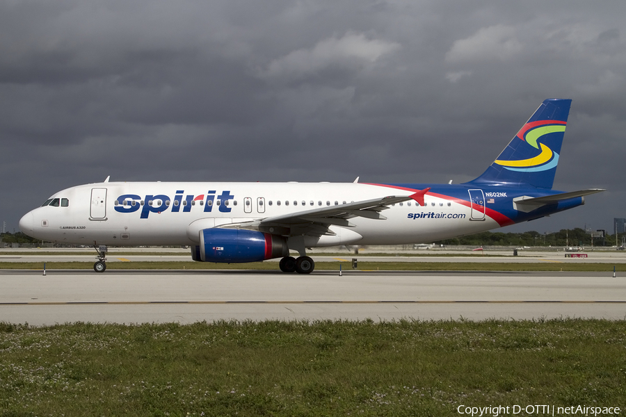 Spirit Airlines Airbus A320-232 (N602NK) | Photo 422559