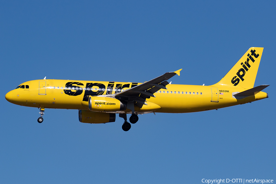 Spirit Airlines Airbus A320-232 (N602NK) | Photo 538802