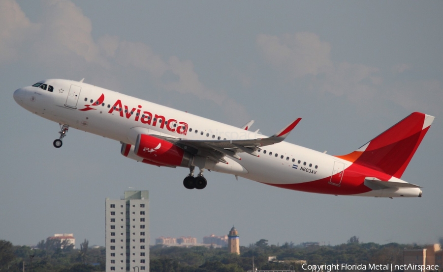 Avianca El Salvador Airbus A320-233 (N603AV) | Photo 302072