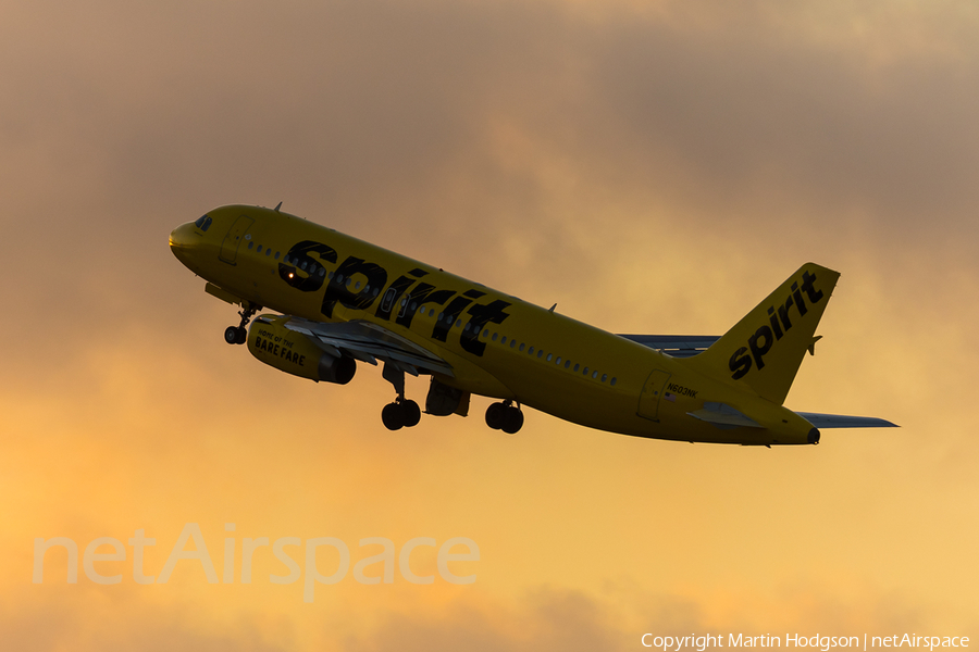 Spirit Airlines Airbus A320-232 (N603NK) | Photo 221637
