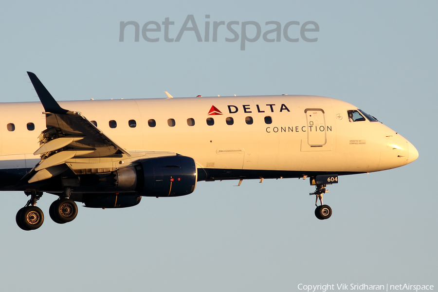 Delta Connection (Compass Airlines) Embraer ERJ-175LR (ERJ-170-200LR) (N604CZ) | Photo 86172