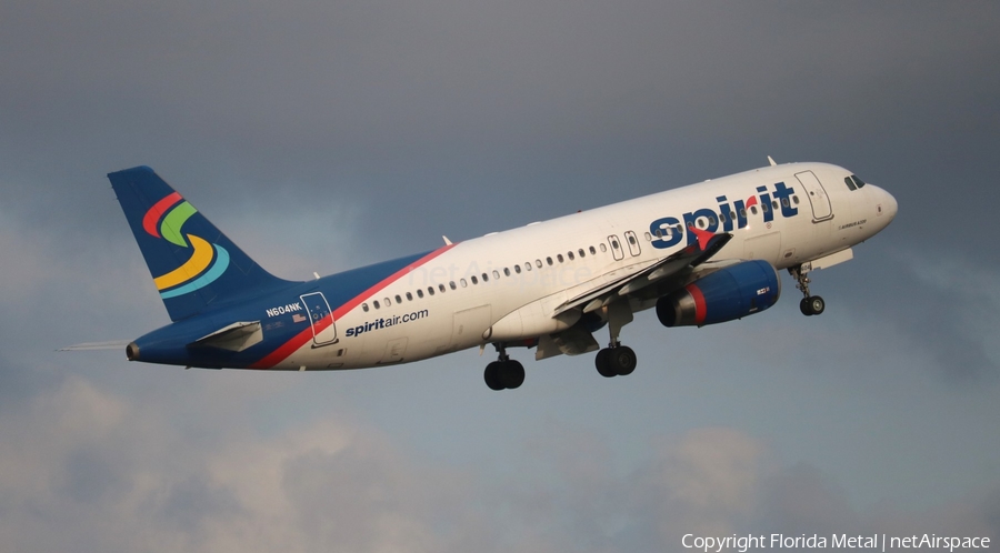 Spirit Airlines Airbus A320-232 (N604NK) | Photo 613934
