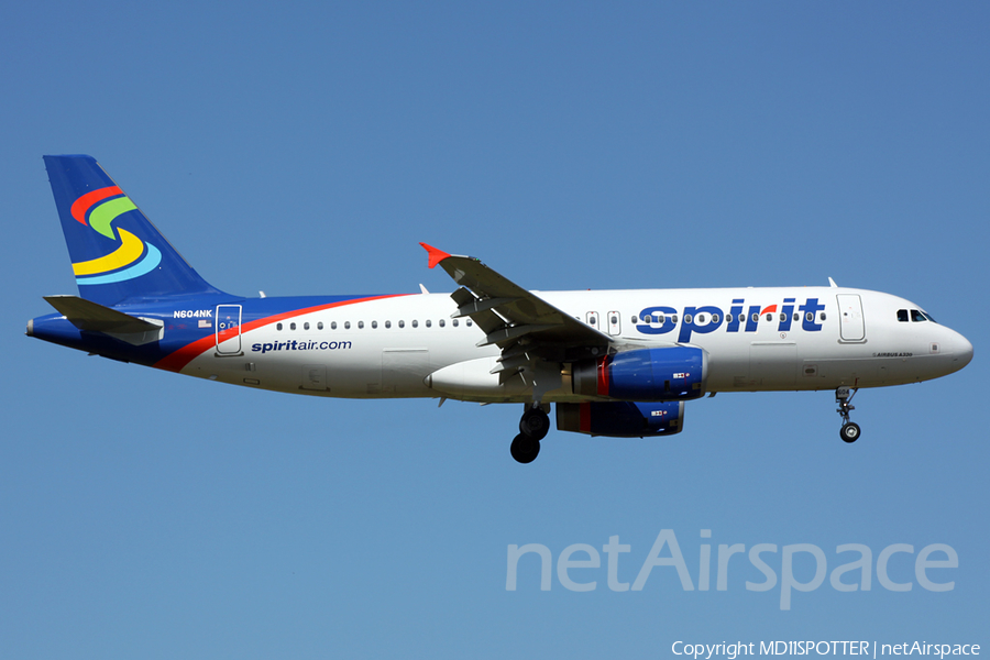 Spirit Airlines Airbus A320-232 (N604NK) | Photo 66736