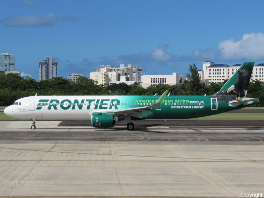Frontier Airlines Airbus A321-271NX (N605FR) | Photo 545116