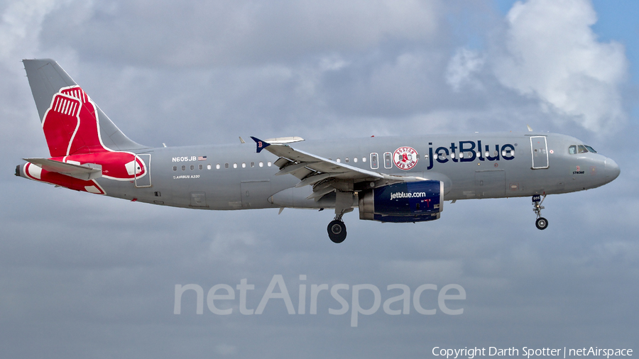 JetBlue Airways Airbus A320-232 (N605JB) | Photo 382169