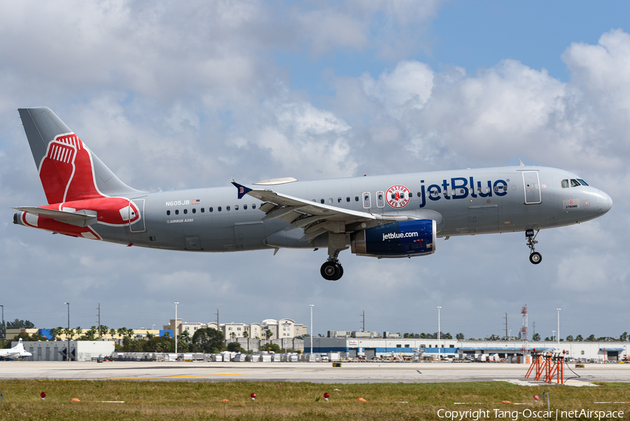 JetBlue Airways Airbus A320-232 (N605JB) | Photo 465646