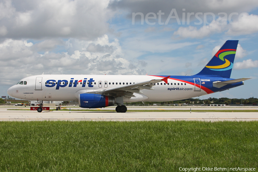 Spirit Airlines Airbus A320-232 (N605NK) | Photo 71520