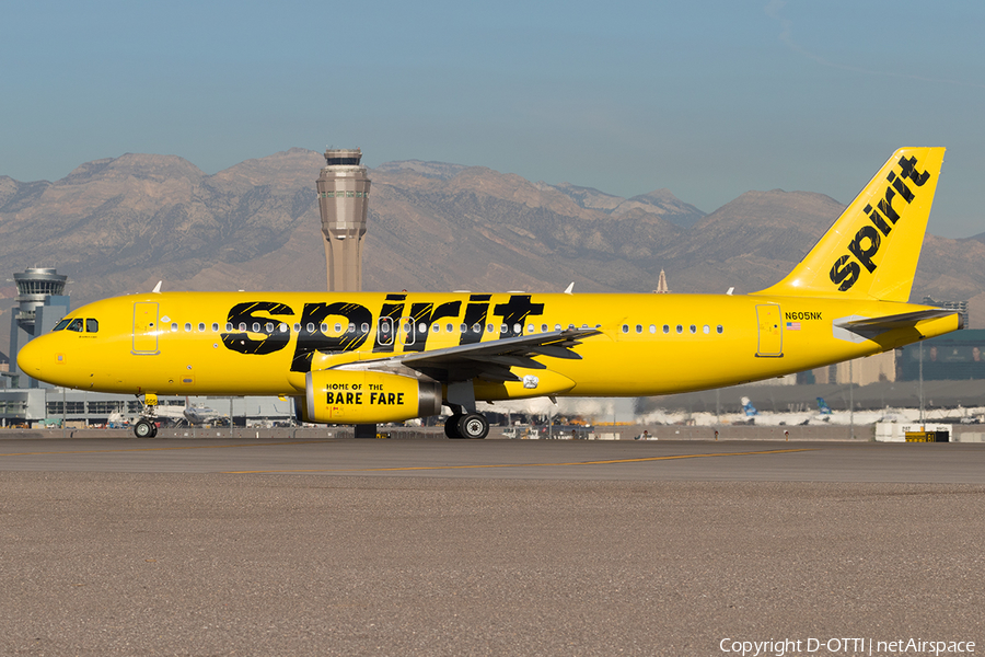 Spirit Airlines Airbus A320-232 (N605NK) | Photo 196146