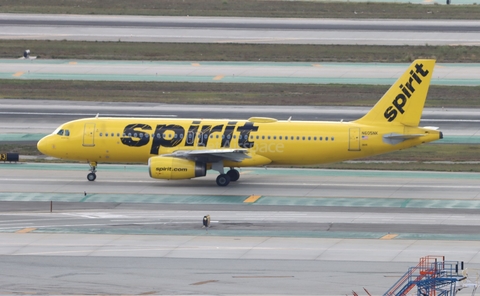 Spirit Airlines Airbus A320-232 (N605NK) at  Los Angeles - International, United States