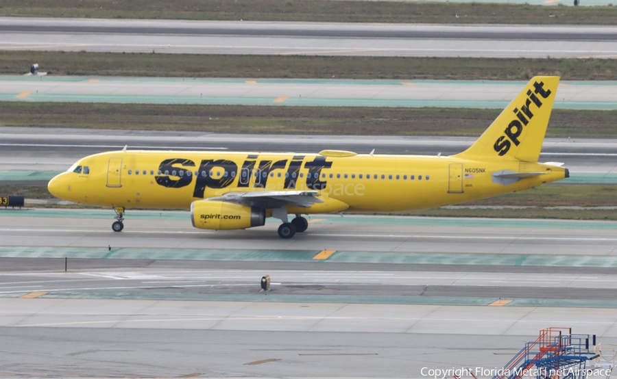 Spirit Airlines Airbus A320-232 (N605NK) | Photo 614133