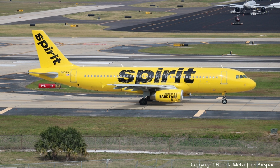 Spirit Airlines Airbus A320-232 (N605NK) | Photo 614132
