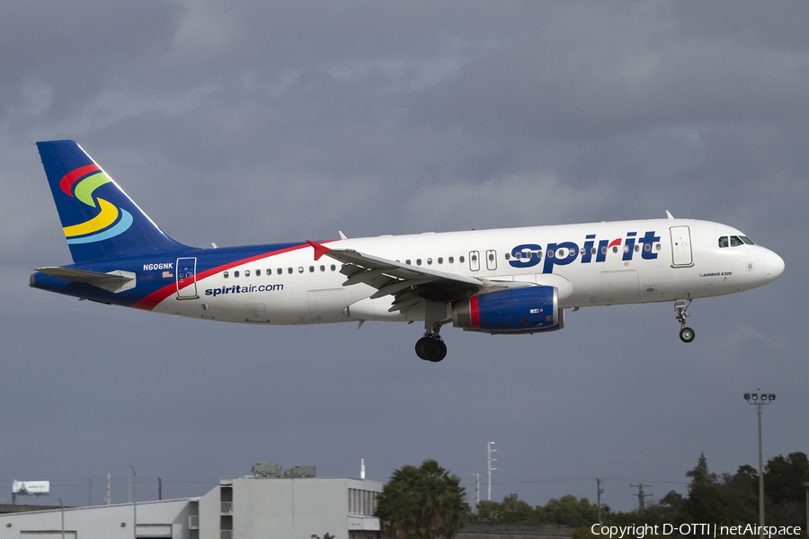 Spirit Airlines Airbus A320-232 (N606NK) | Photo 422538