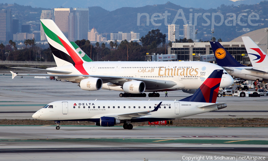 Delta Connection (Compass Airlines) Embraer ERJ-175LR (ERJ-170-200LR) (N607CZ) | Photo 96851