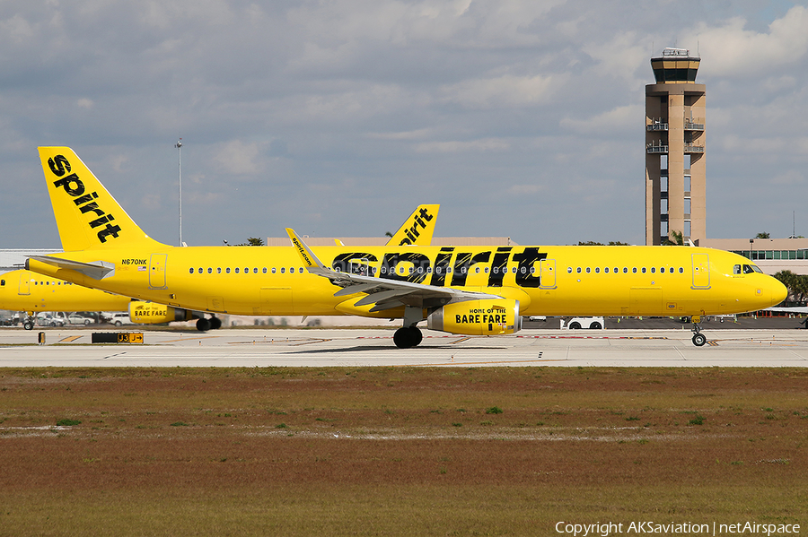 Spirit Airlines Airbus A320-232 (N607NK) | Photo 150068