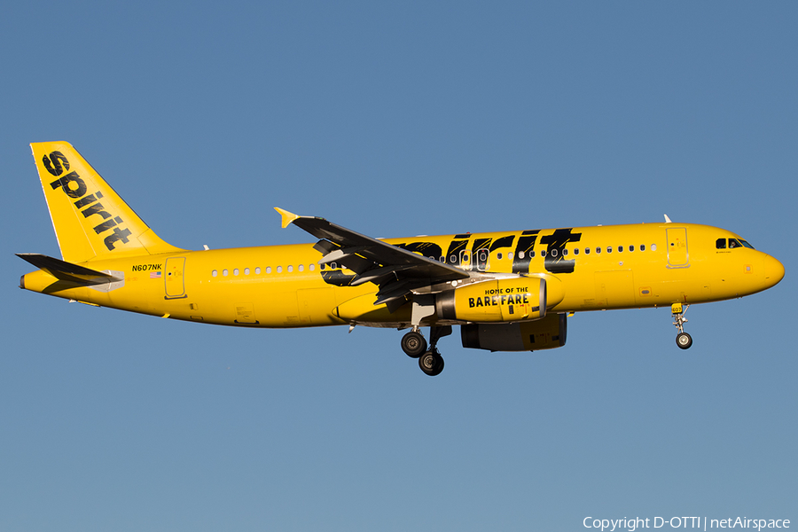 Spirit Airlines Airbus A320-232 (N607NK) | Photo 199962