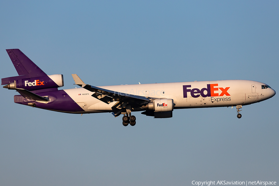 FedEx McDonnell Douglas MD-11F (N608FE) | Photo 378561