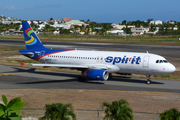 Spirit Airlines Airbus A320-232 (N608NK) at  Philipsburg - Princess Juliana International, Netherland Antilles