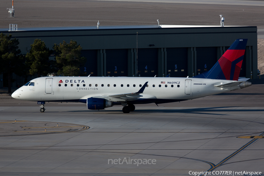 Delta Connection (Compass Airlines) Embraer ERJ-175LR (ERJ-170-200LR) (N609CZ) | Photo 210105