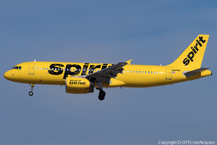 Spirit Airlines Airbus A320-232 (N609NK) | Photo 137676