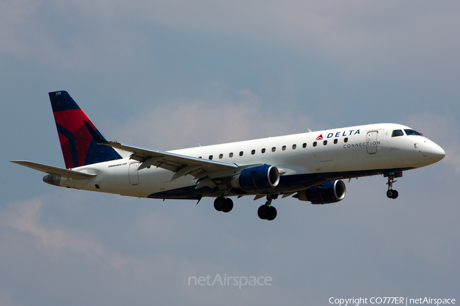 Delta Connection (Compass Airlines) Embraer ERJ-175LR (ERJ-170-200LR) (N610CZ) | Photo 79249