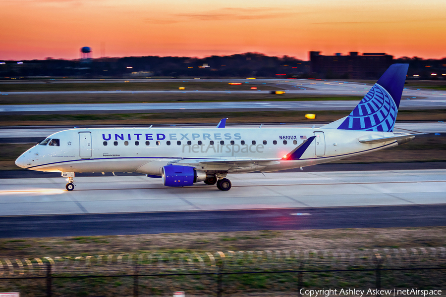 United Express (ExpressJet Airlines) Embraer ERJ-175LL (ERJ-170-200LL) (N610UX) | Photo 376619