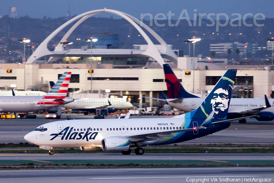 Alaska Airlines Boeing 737-790 (N611AS) | Photo 145582