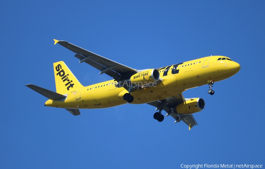 Spirit Airlines Airbus A320-232 (N611NK) | Photo 351182