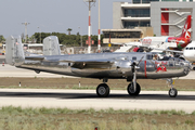 The Flying Bulls North American B-25J Mitchell (N6123C) at  Luqa - Malta International, Malta