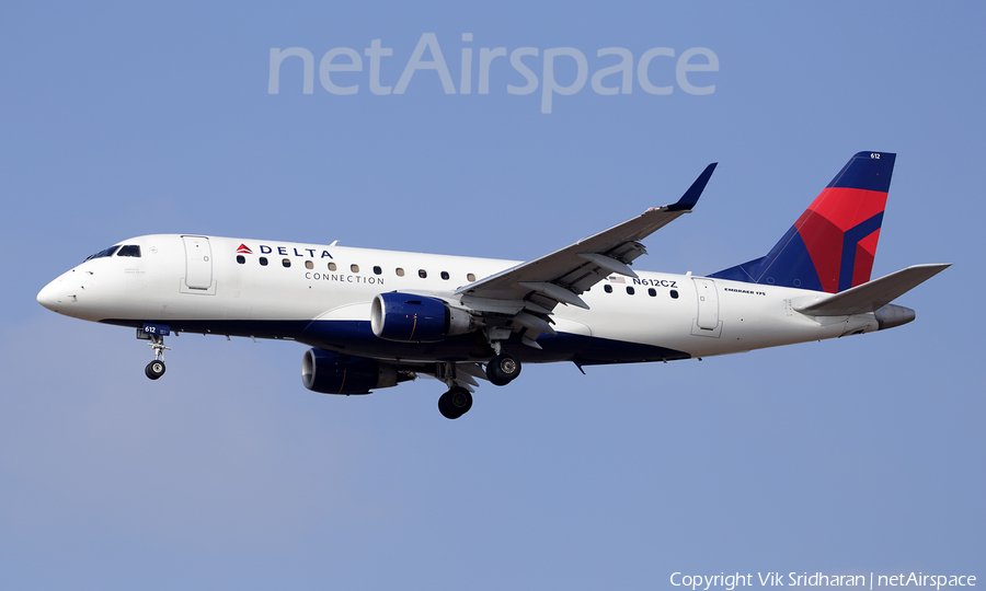 Delta Connection (Compass Airlines) Embraer ERJ-175LR (ERJ-170-200LR) (N612CZ) | Photo 199038