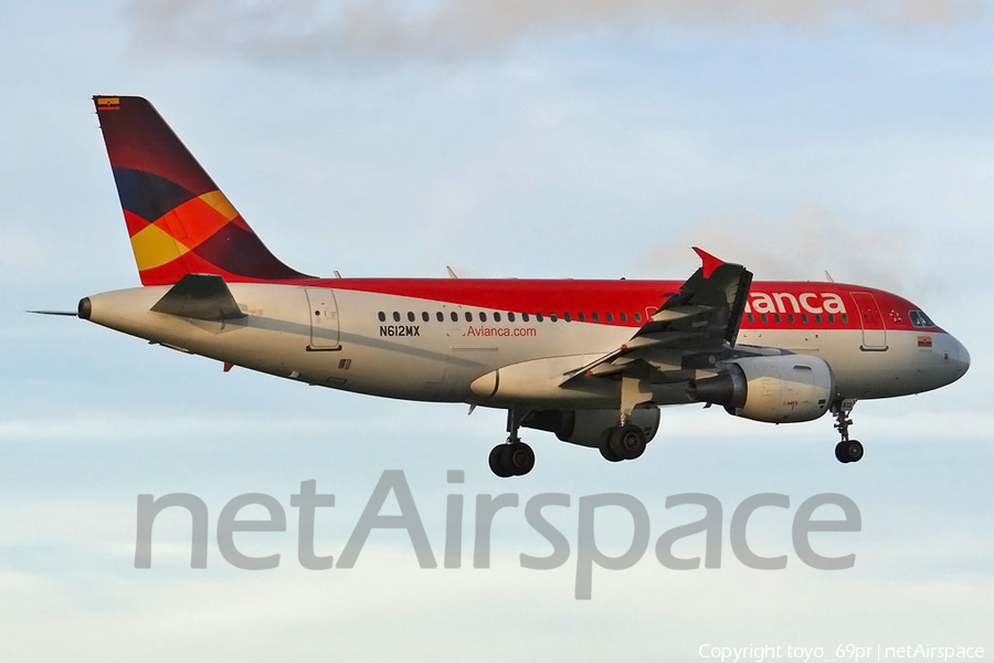 Avianca Airbus A319-112 (N612MX) | Photo 68141