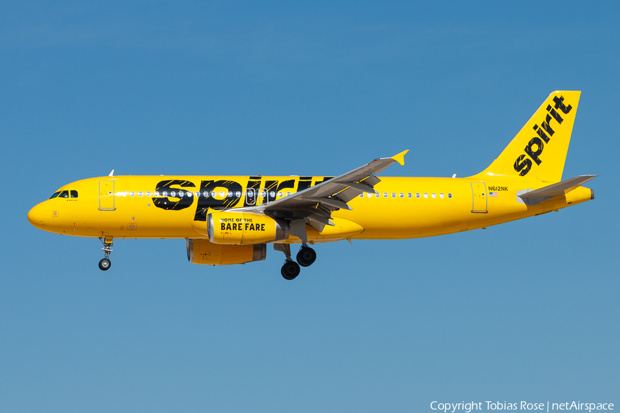 Spirit Airlines Airbus A320-232 (N612NK) | Photo 296031