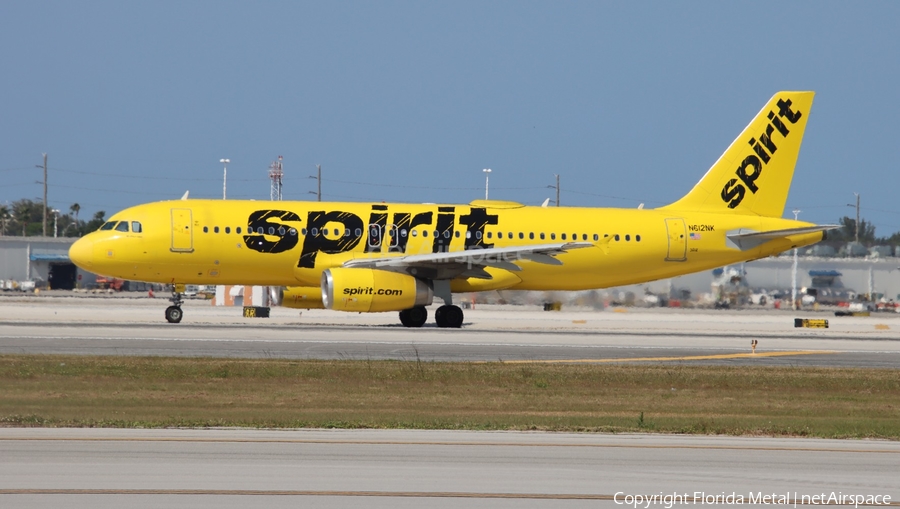 Spirit Airlines Airbus A320-232 (N612NK) | Photo 621434