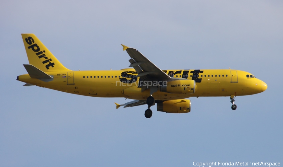 Spirit Airlines Airbus A320-232 (N612NK) | Photo 668571
