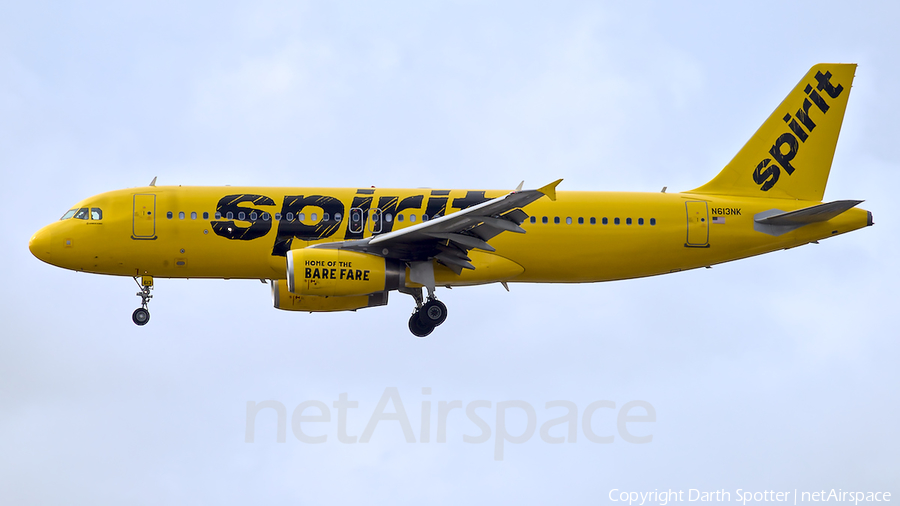 Spirit Airlines Airbus A320-232 (N613NK) | Photo 382160