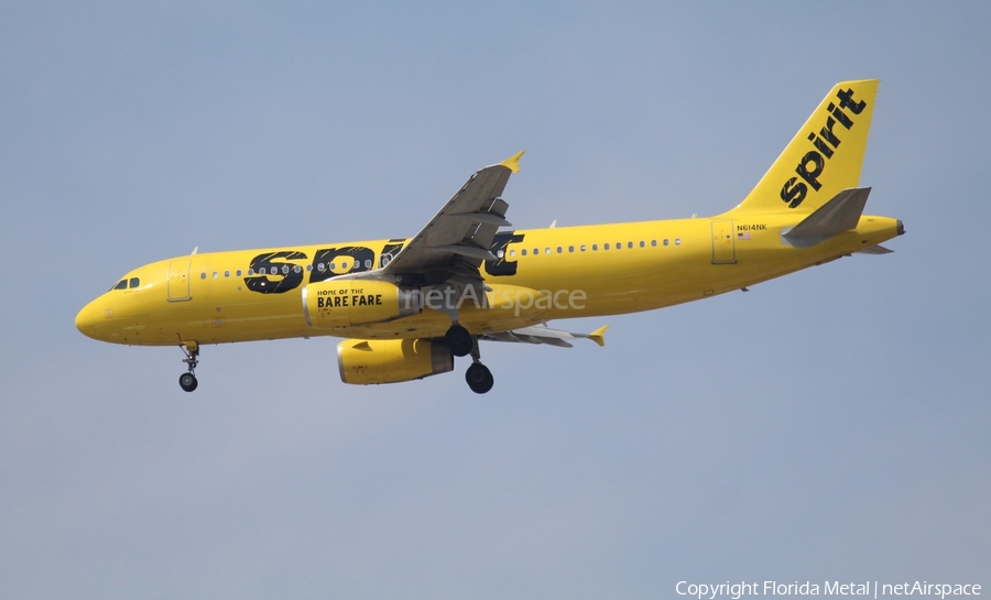 Spirit Airlines Airbus A320-232 (N614NK) | Photo 614608