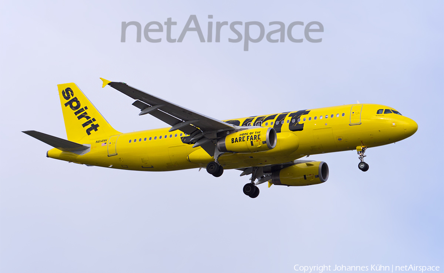 Spirit Airlines Airbus A320-232 (N614NK) | Photo 256719