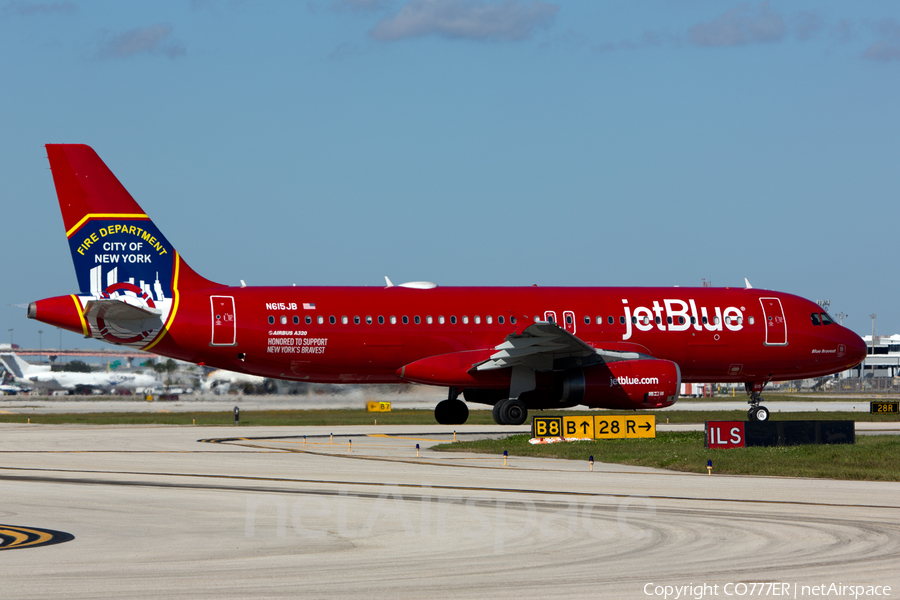 JetBlue Airways Airbus A320-232 (N615JB) | Photo 37517