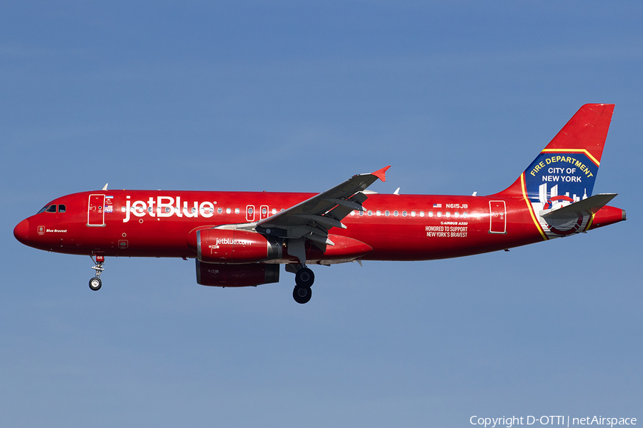 JetBlue Airways Airbus A320-232 (N615JB) | Photo 560616