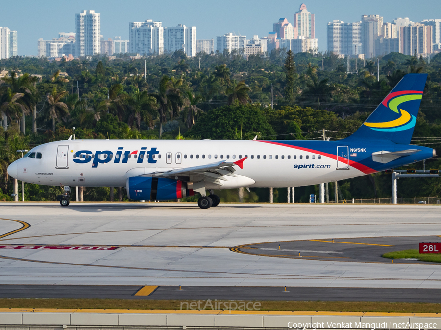 Spirit Airlines Airbus A320-232 (N615NK) | Photo 134164