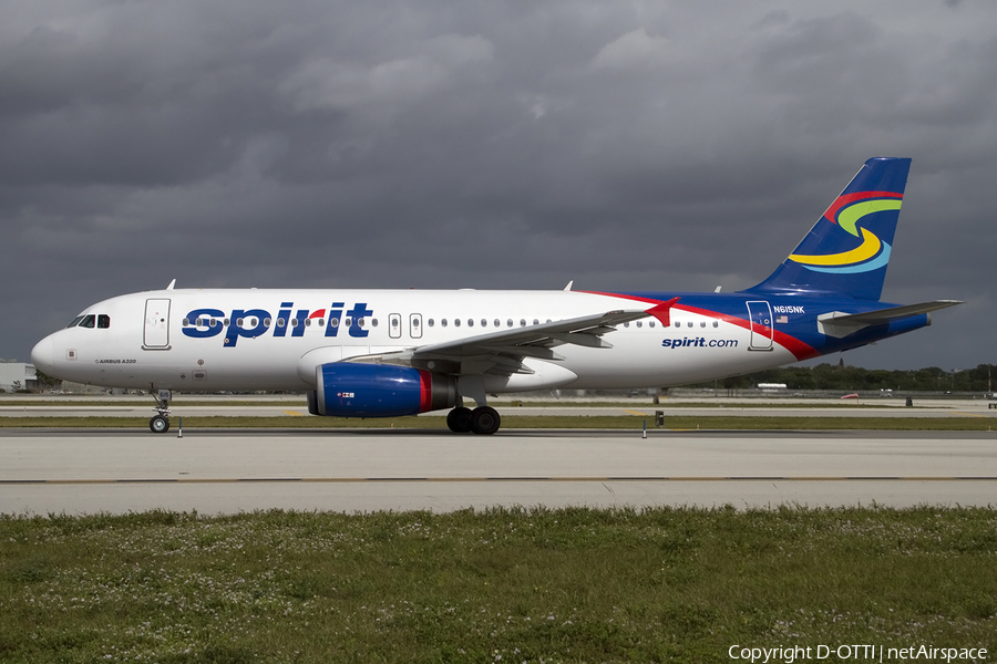 Spirit Airlines Airbus A320-232 (N615NK) | Photo 422560