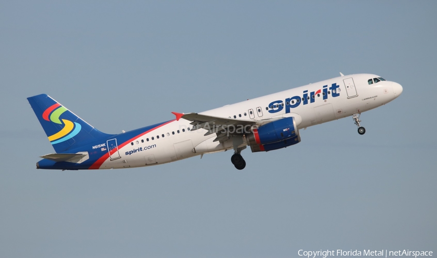 Spirit Airlines Airbus A320-232 (N615NK) | Photo 614622